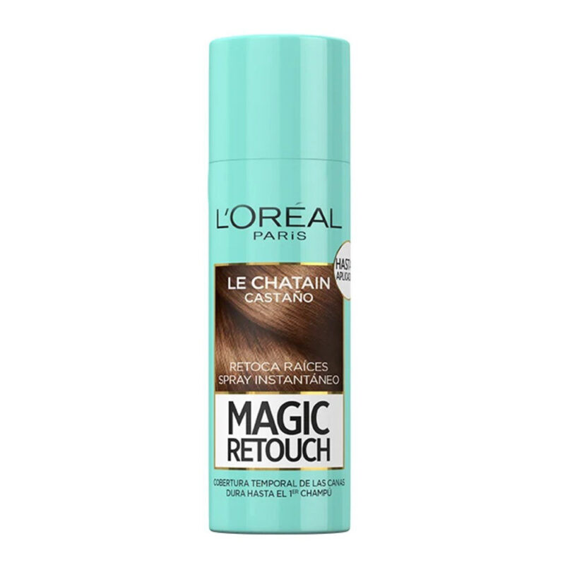 L'oreal – Magic Retouch - Spray cubre canas Castaño claro